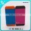 Soft touch feeling slim 5000mah built in cable power bank