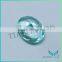 Wholesale 136# egg shape aquamarine green spinel in loose gemstone