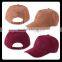 6 panel suede plain dad hat