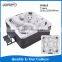 outdoor Backyard hot tub for 7 people