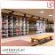 2016 new design factory price solid wooden nike shoe rack