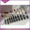 Professional Rose Gold Handle Oval Toothbrush Makeup Brushes Set