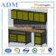 Perforated panel work bneches drawer cabinet