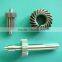 Custom precision metal fixed gear spur and helical gears starter drive gear