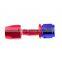 Red AN8 AN-8 8 AN Straight Push Lock Swivel Fitting Hose End Oil Fuel Adaptor