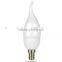 Tri-phosphor 7w Enegy Saving Candle Light Bulbs with E14 E27 Base 120V 230V CE ROHS Certificates