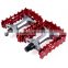 2 Pcs SETSAIL 662 MTB BMX Mountain Pedals Anti-skid Pedals Stainless Steel Ultralight Bicycle Pedals With 2 Bearings Axle