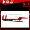 Tri-axle 12 Tires 100T Lowbed Semi Trailer with Hydraulic Ramp for shopping