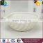Yongsheng Embossed White Shell Shape Ceramic Candle Holder For Decoration