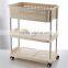 Household Storage 2 Tier Basket for Closet Office Garage Kitchen and Bathroom