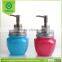 wholesale pump lid colorful glass mason jar soap dispenser