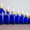 essential oil bottle glass blue perfume bottle
