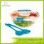 Transparent Plastic Salad Bowl With Lid