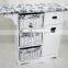 furniture woven basket cabinet with ironing board