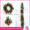 christmas wall hanging decorations mini artificial christmas wreaths cheap for christmas market