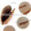 Women's cosmetic bag colorfull fashion Ostrich grain leather make-up bag manufacturer
