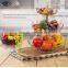 3 Layers Handicraft Metal Fruit Tree Rack