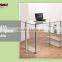 Movable Laptop Table Office Furniture Wooden Rolling Computer Desk