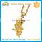 Most Popular Gold Plated Crystal Necklace With Owl Pendant Jewelry