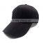 Hat Factory Six Page Black Cap Horn Domineering 3D Embroidered Features