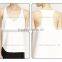 Latest design White summer Tank Tops for women 2016 with cheap price