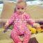 Custom baby clothes romper 100% cotton for baby gift set
