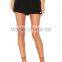 factory price fashion design wholesale girls black ruffle shorts