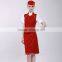 Custom Women Pilot Skirt Airline Stewardess Uniform