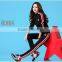 wholesale black and white high quality fit slim girl's sportswear 2016