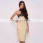 Lace High Neck Midi Dress Party Dress