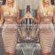MGOO New Custom Made Low Price Sexy Ladies Club Bodycon Dress Hollow Out Bandage Dress High Night Prom Dress Z643