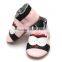 Cute custom pictures newborn leather baby shoes soft