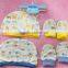 OEM or Stocked ,4pcs/set Newborn Baby Double Hat, 2 Pieces + Protective Gloves, 2 Pairs of Cotton, 4 Pcs Each Set