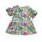 2017 Summer New Design Ruffle Dress Baby Girl Dress With Flutter Sleeve Whosale Girls Spring /summer Dress