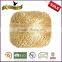 Metallic gold lurex embroidery yarn for sewing