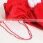 Customized Christmas Pouch,Wholesale Gift Pouch / Christmas Gift Bag/ Drawstring Gift Pouch