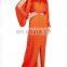 latest embellished silk-jacquard long gowns fashion designs