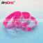 Red color ready-made molds cheap silicone bracelet rubber