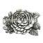 Zinc Alloy Painted Craft Rose Flower Belt Buckles