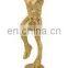 Gold Plated Plastic Badminton Moulded Figures Souvernir Award Trophy