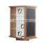 Rotating lockable acrylic watch display cabinet with double sides