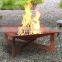 2018 New design corten steel metal fountain pellet fire pit