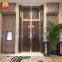 Jyf0037 Home Hotel Room Divider Rose Gold Color 304 316 Stainless Steel Decorative Metal Screen Patterns Partition