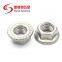 Professional Fastener SS304 SS316 Stainless Steel Hex Flange Nut DIN6923