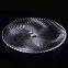 Dia 9.5inch classical design round Glass plate for weeding furit