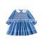 Korea 2020 Autumn New Products Retro Handmade Girl Long Sleeve Dress Little Girl Western Princess Dress