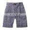 Summer Boys' suit children's Plaid short sleeve children clothing two piece bow set boy set