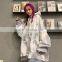 Custom logo oversized student Lover Couple long sleeve drop shoulder tie dye unisex pullover hoodies