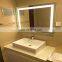 Hot sale waterproof big rectangle led light full length wall mirror