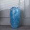 Southeast Asian Style Snowflakes Glaze Jar Large Blue Jingdezhen Ceramic Floor Vase For Home